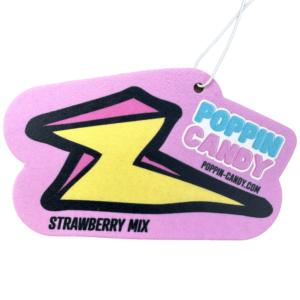 Poppin Candy Strawberry Mix Scented Car Air Freshener