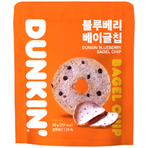 Dunkin' Blueberry Bagel Chips - 2.11oz (60g)