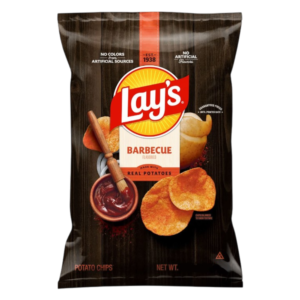 Lay's Barbecue Flavoured Potato Crisps - 2.26oz (64g)