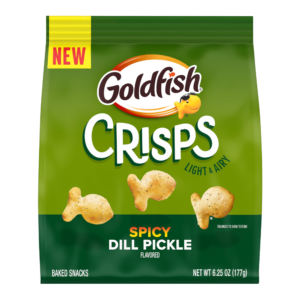 Goldfish Crisps Spicy Dill Pickle Flavour - 6.24oz (177g)