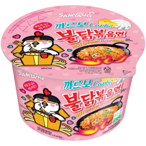 Samyang Buldak Carbonara Flavour Ramen Big Bowl - 3.7oz (105g)