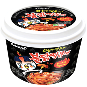 Samyang Buldak Hot Chicken Flavour Topokki Rice Cake Bowl - 6.53oz (185g)