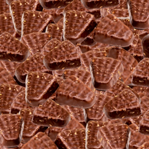 Chocolate-Coated Jelly Pineapple Chunks