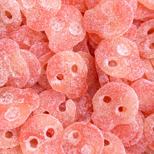 Sure Skallar Rosa (Sour Peach Pinky Skulls)
