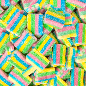 Sour Rainbow Bricks