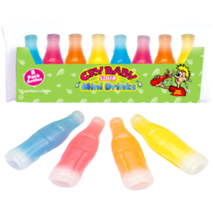 Cry Baby Sour Wax Bottles Jumbo 8-Pack - 2.79oz (79g)