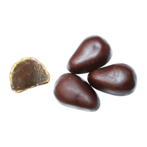 Chocolate-Coated Jelly Pears