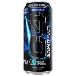 C4 Energy Blue Razzilla Flavour Energy Drink - 16fl.oz (473ml)