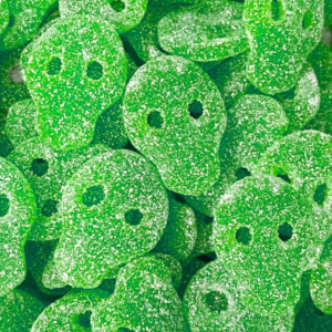 Sour Green Apple Swedish Skulls