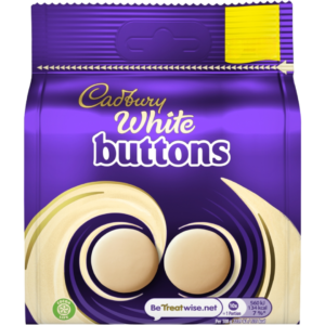 Cadbury White Buttons Chocolate Bag - 2.99oz (85g)