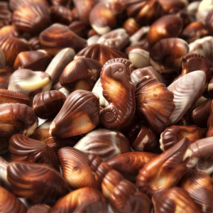 Belgian Chocolate Praline Seashells