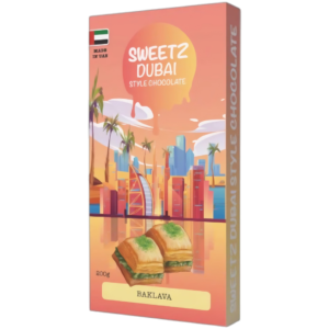 Sweetz Dubai Baklava Dubai Milk Chocolate XL Block - 7.1oz (200g)