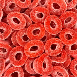 Sour Strawberry Rings