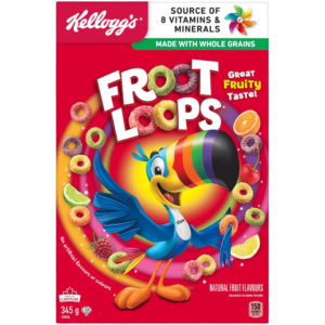 Kellogg's Froot Loops Cereal (Canada) - 11.3oz (320g)