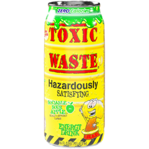 Toxic Waste Sociable Sour Apple Energy Drink - 16fl.oz (473ml) (Dated 28th February 2026)