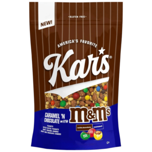 Kar's Trail Mix Chocolate N Caramel with M&M's Peg Bag - 5oz (142g)