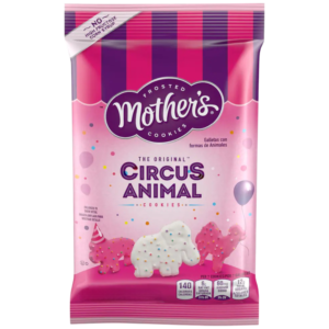 Mother's Circus Animal Frosted Cookies Snack Bag - 1oz (26g)