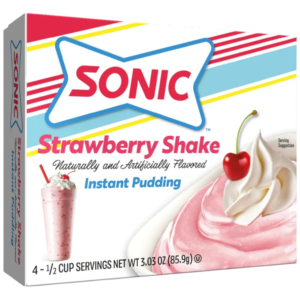 Sonic Strawberry Shake Instant Pudding - 3.03oz (85.9g)