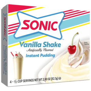 Sonic Vanilla Shake Instant Pudding - 2.9oz (82.3g)