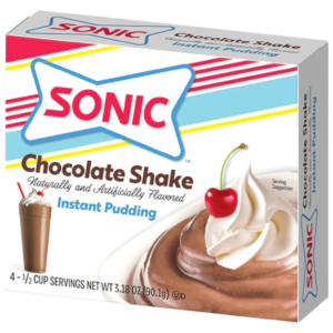 Sonic Chocolate Shake Instant Pudding - 3.18oz (90.1g)