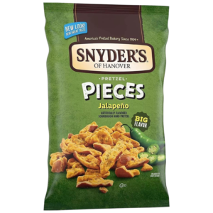 Snyder's Pretzel Pieces Jalapeño Flavour - 3.9oz (110g)