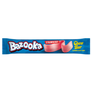 Bazooka Sour Chewz Strawberry Chew Bar - 0.49oz (14g)