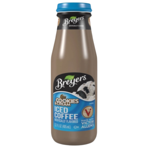 Breyers Cookies & Cream Victor Allen's Iced Coffee Glass Bottle - 13.7fl.oz (405ml)