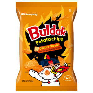 Samyang Buldak Quattro Cheese Potato Crisps - 1.94oz (55g)