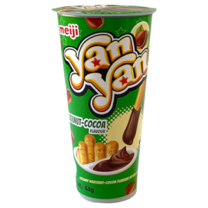 Meiji Yan Yan Hazelnut-Cocoa Creme Biscuit Dipping Snack - 1.76oz (50g)