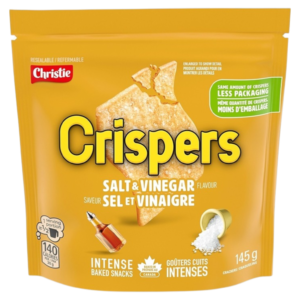 Crispers Salt & Vinegar Crackers - 5.11oz (145g)