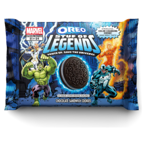 Oreo Marvel Colour-Changing Creme Stuf of Legends Family Size (Limited Edition) - 10.68oz (303g)