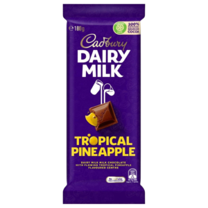 Cadbury Dairy Milk Tropical Pineapple Chocolate Block - 6.3oz (180g)