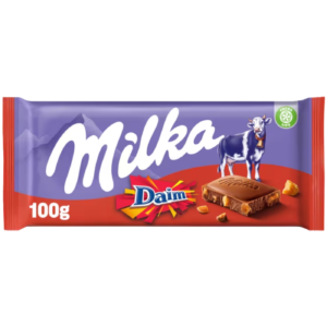Milka Daim Chocolate Bar - 3.5oz (100g)